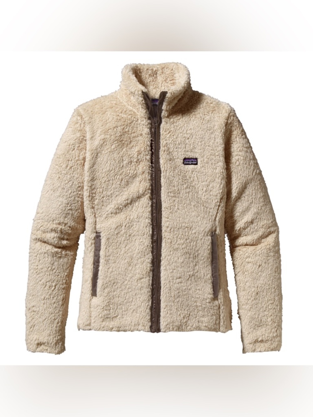 Patagonia Los Lobos Jacket Fleece Soft Teddy Full Zip Vintage Fuzzy Oatmeal
